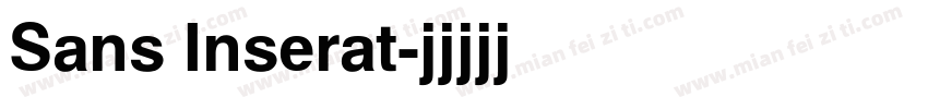 Sans Inserat字体转换